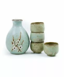 Kiji Stoneware & Ceramics Sakura Blossom Sake Set Tableware 8 Kiji Stoneware & Ceramics Sakura Blossom Sake Set Tableware