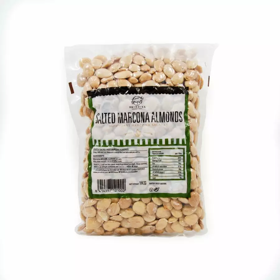 Brindisa Salted Marcona Almonds 1kg Ingredients 3 Brindisa Salted Marcona Almonds 1kg Ingredients