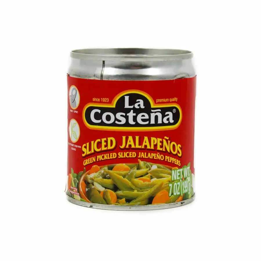 La Costena Sliced Green Jalapeno Peppers 199g 3 La Costena Sliced Green Jalapeno Peppers 199g
