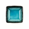 Kiji Stoneware & Ceramics Square Turquoise Dipping Bowl 7cm Tableware
