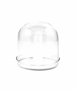 Portuguese Tableware 4x Small Domed Glass Cloche - 8cm Dia