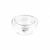 Portuguese Tableware Small Double Wall Glass Bowl X 6 120ml Tableware
