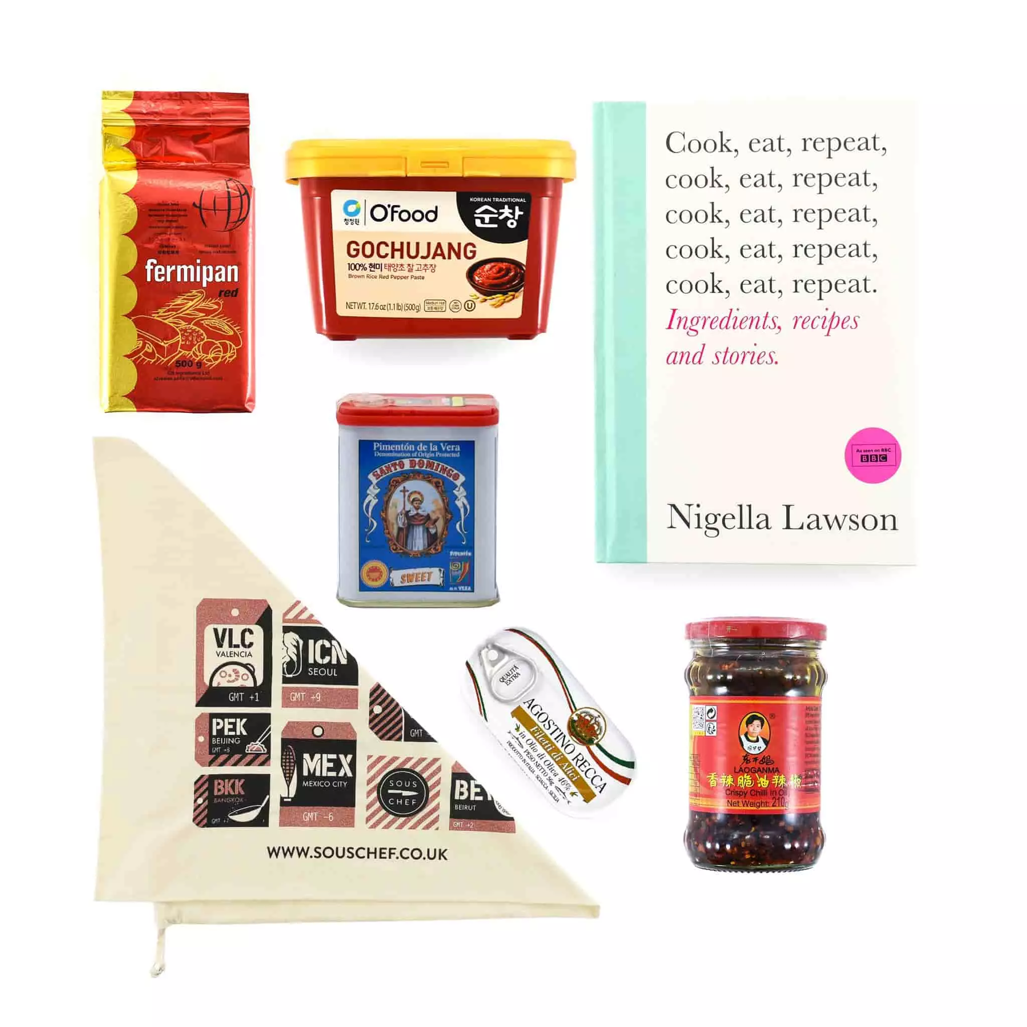 Sous Chef Nigella Cook, Eat, Repeat Cookbook & Ingredients Set Cookbook Sets 3 Sous Chef Nigella Cook, Eat, Repeat Cookbook & Ingredients Set Cookbook Sets