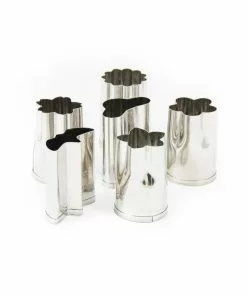 Japan Bento Stainless Steel Flower & Leaf Cutters Tableware