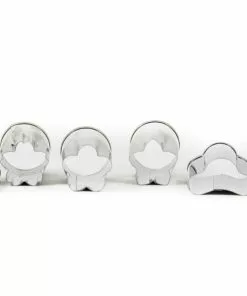 Japan Bento Stainless Steel Flower & Leaf Cutters Tableware