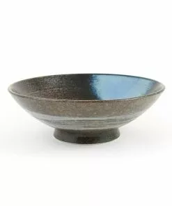 Kiji Stoneware & Ceramics Blue-Black Glaze Bowl