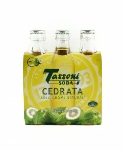Ingredients Tassoni Cedrata Bottles - 6 Bottles 18cl X 6