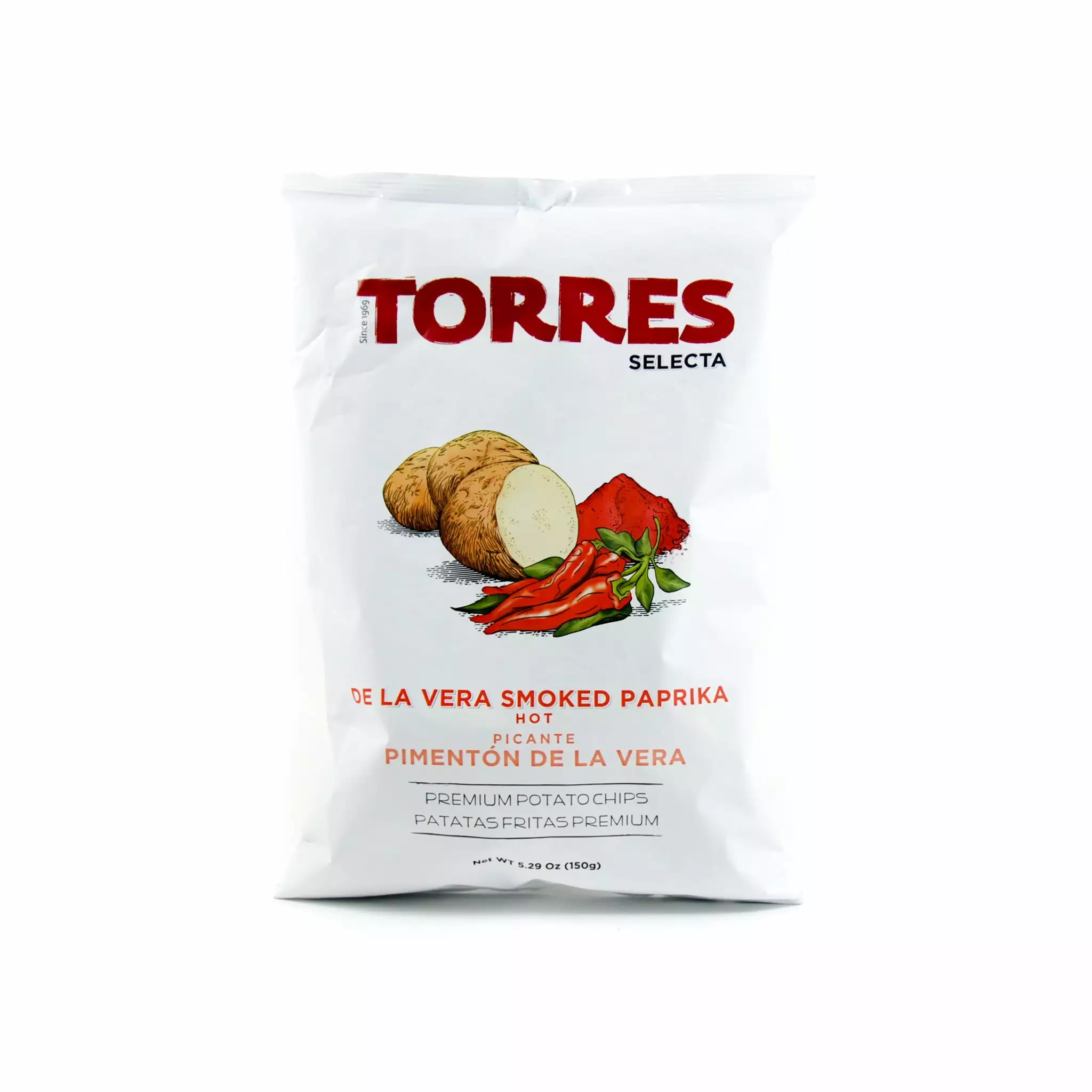 Torres Smoked Paprika Crisps 150g Ingredients 3 Torres Smoked Paprika Crisps 150g Ingredients