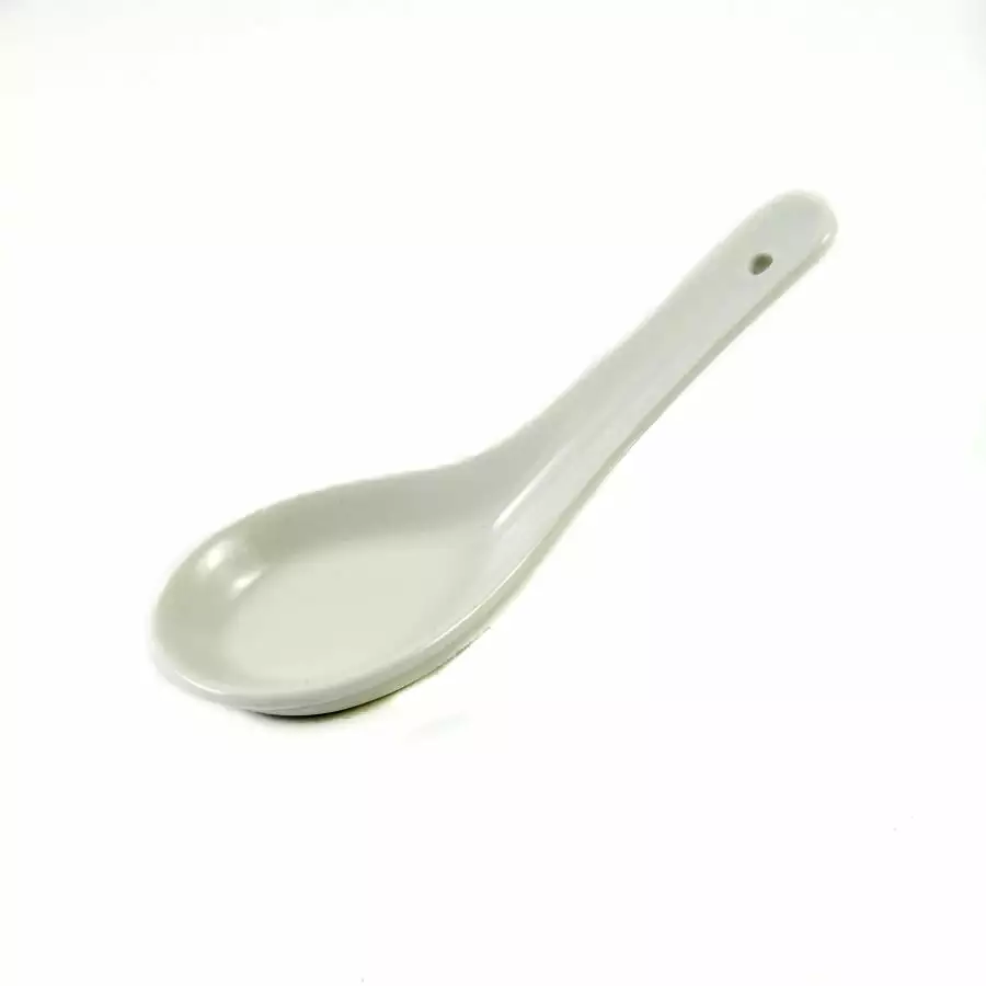 Kiji Stoneware & Ceramics White Porcelain Spoon 13cm 3 Kiji Stoneware & Ceramics White Porcelain Spoon 13cm