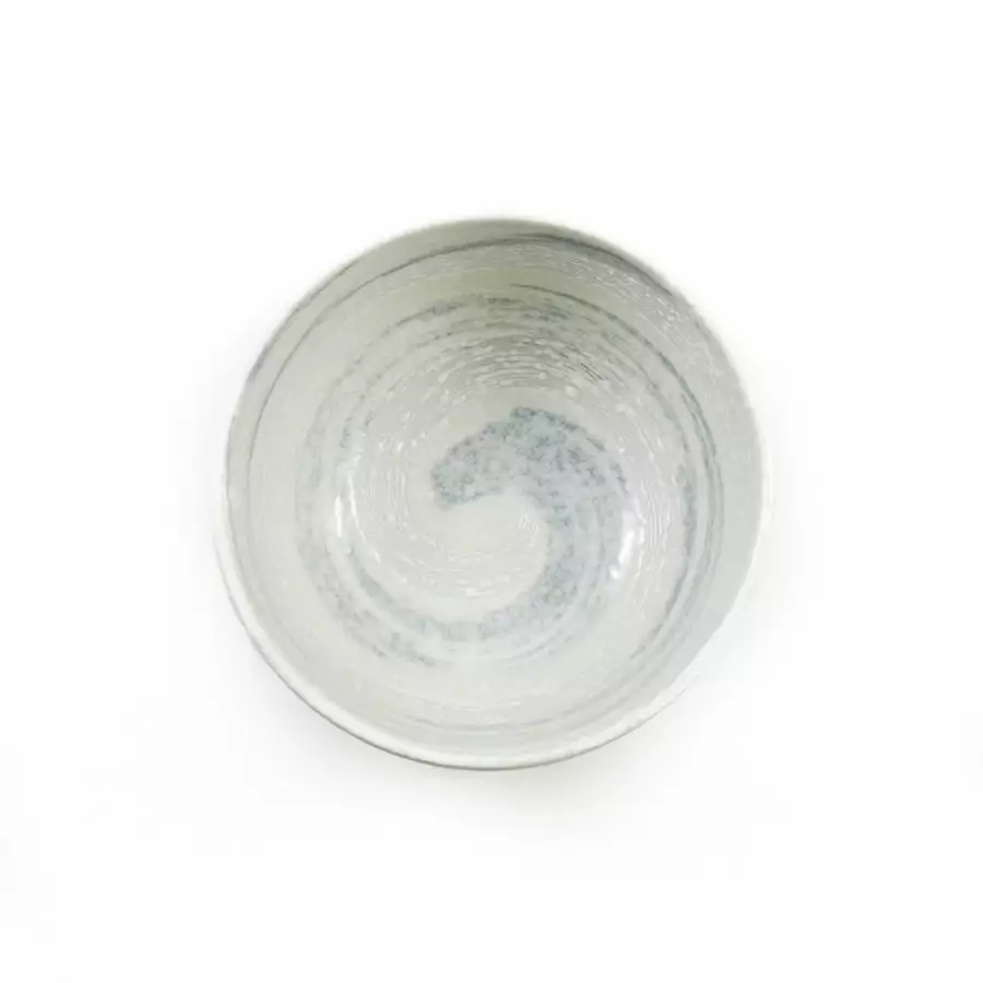 Kiji Stoneware & Ceramics White & Grey Swoosh Noodle Bowl Tableware 4 Kiji Stoneware & Ceramics White & Grey Swoosh Noodle Bowl Tableware