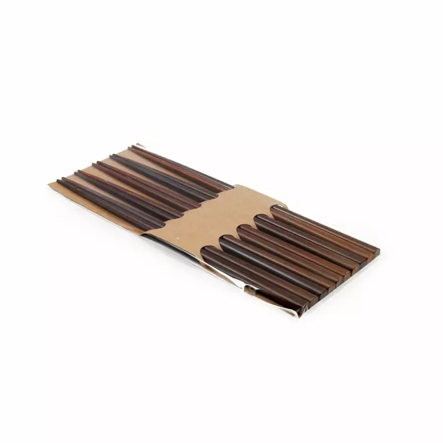 Kiji Stoneware & Ceramics Tableware Brown Wood Chopsticks - Set Of 5 3 Kiji Stoneware & Ceramics Tableware Brown Wood Chopsticks - Set Of 5