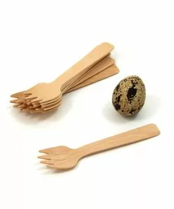 Sous Chef Tableware Disposable Wooden Sporks 10.5cm